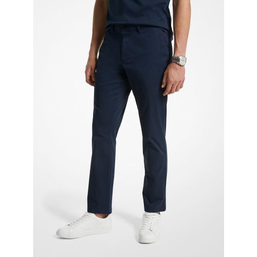 MK Pantalon chino coupe slim en mélange de coton - Michael Kors - Michael Kors Mens - Modalova