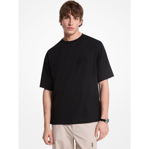 MK T-shirt en coton avec logo - Michael Kors - Michael Kors Mens - Modalova
