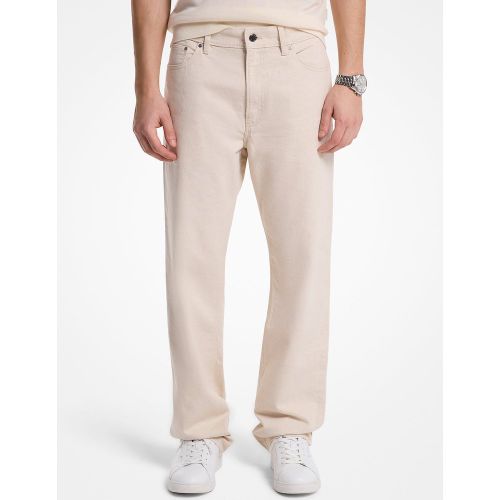 MK Jean Finn en denim extensible à coupe droite - Michael Kors - Michael Kors Mens - Modalova