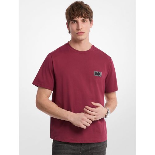 MK T-shirt en coton imprimé avec logo - Michael Kors - Michael Kors Mens - Modalova