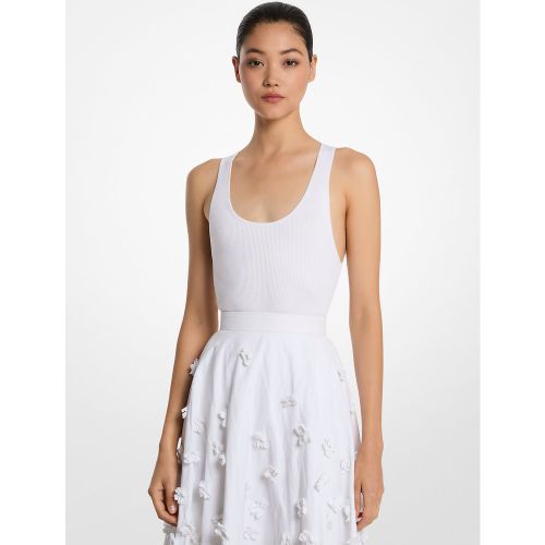 MK Body en viscose extensible - Michael Kors - MICHAEL KORS COLLECTION - Modalova