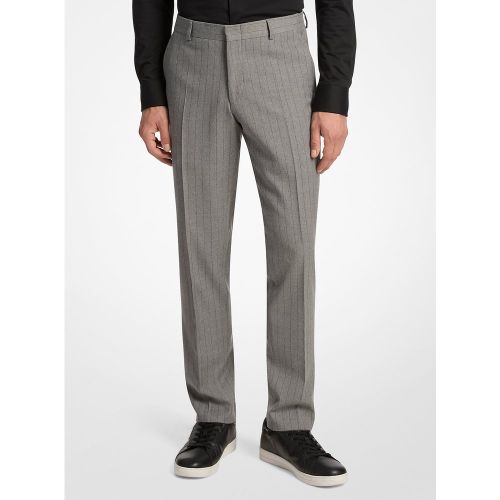 MK Pantalon slim en laine mélangée extensible à rayures - Michael Kors - Michael Kors Mens - Modalova