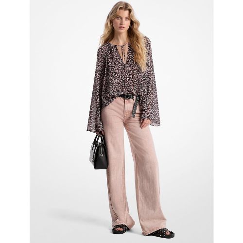 MK Jean large teint en pièce - Michael Kors - MICHAEL Michael Kors - Modalova