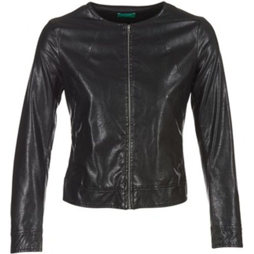 JANOURA women's Leather jacket in - Benetton - Modalova