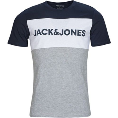 Jack & Jones JJELOGO BLOCKING TEE men's T shirt in - jack & jones - Modalova