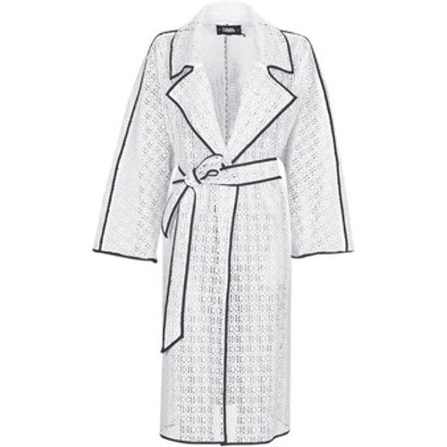 KL EMBROIDERED LACE COAT women's Trench Coat in - Karl Lagerfeld - Modalova