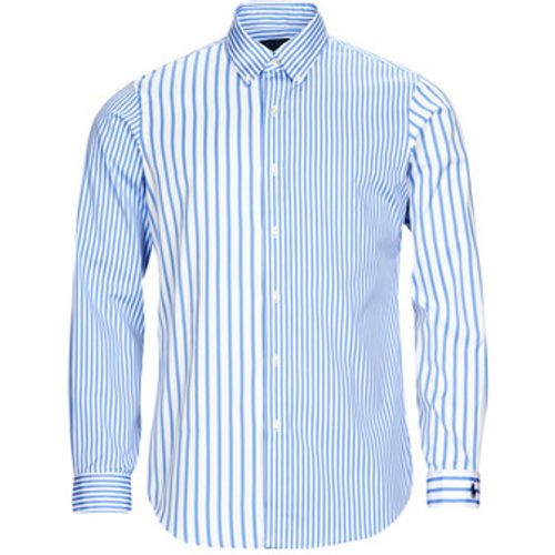 CHEMISE AJUSTEE EN POPLINE DE COTON COL BOUTONNE men's Long sleeved Shirt in - Polo Ralph Lauren - Modalova