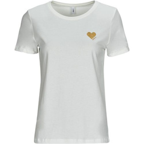 ONLKITA S/S LOGO TOP women's T shirt in - Only - Modalova