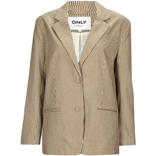 ONLMOLLY L/S OVS CHECK BLAZER TLR women's Jacket in - Only - Modalova