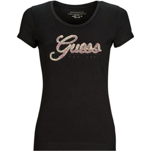 SS RN SCRIPT TEE women's T shirt in - Guess - Modalova