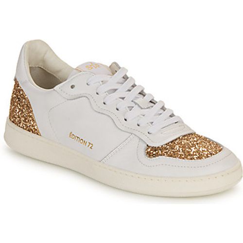 MY00-CUIR-BLANC-GLIT-PLATINE women's Shoes (Trainers) in - Myma - Modalova