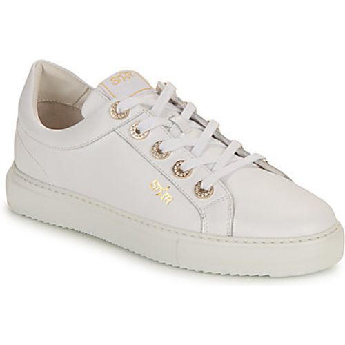 MY00-CUIR-BLANC-ARGENT women's Shoes (Trainers) in - Myma - Modalova