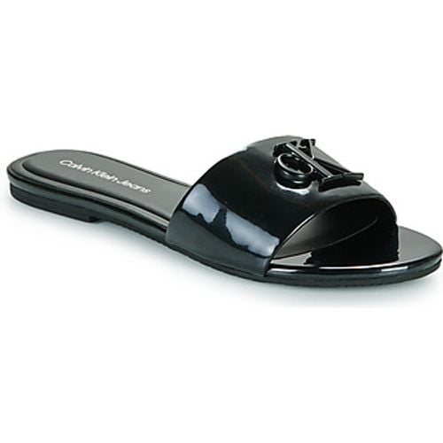 FLAT SANDAL SLIDE MG MET women's Mules / Casual Shoes in - Calvin Klein Jeans - Modalova