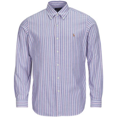 CHEMISE COUPE DROITE EN OXFORD RAYEE men's Long sleeved Shirt in - Polo Ralph Lauren - Modalova