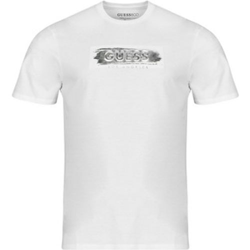 SS BSC METALLIC DEBOSS LOGO TE men's T shirt in - Guess - Modalova