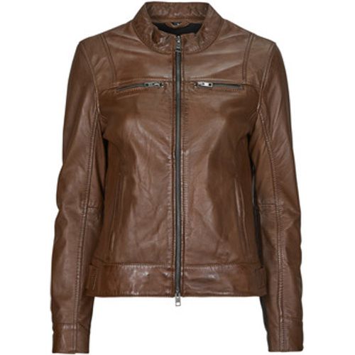 RITZ women's Leather jacket in - Oakwood - Modalova