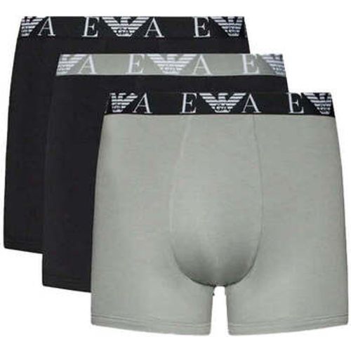 Underwear Three Pack Logo Boxers - Black/Stone men's Boxer shorts in - Emporio Armani - Modalova