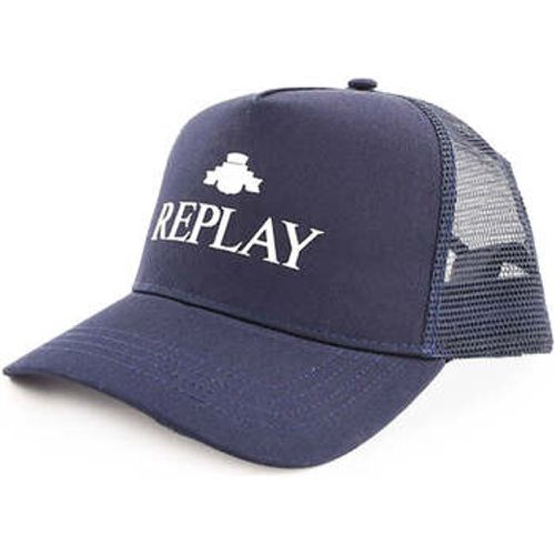 Mens Trucker Cap Navy White men's Cap in - Replay - Modalova