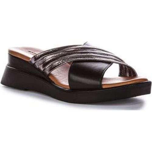 Justinreess Womens Medium Wedge Leather Sandals women's Sandals in - Justinreess England - Modalova