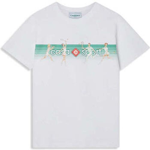 Men's Playful Stripes Printed T-Shirt men's in - Casablanca - Modalova