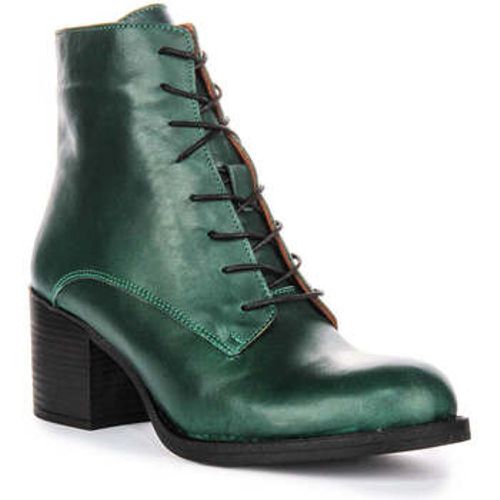 Justinreess Womens Lace up Heel Leather Ankle Boots women's Boots in - Justinreess England - Modalova