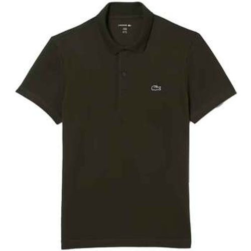 Regular Fit Cotton Blend Polo Shirt Dark Khaki men's in - Lacoste - Modalova