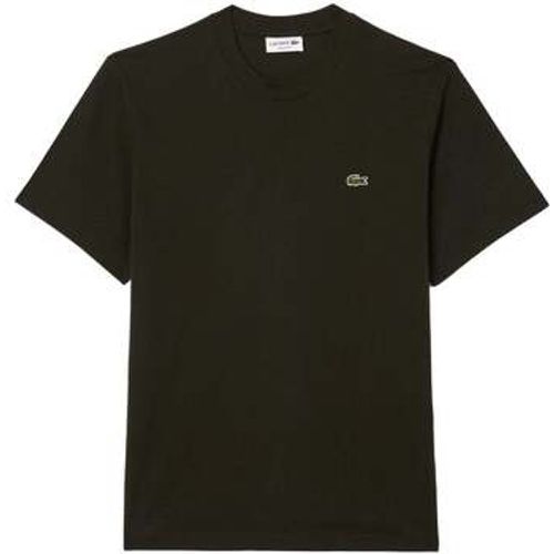 Classic Fit Cotton T-Shirt Dark Khaki men's in - Lacoste - Modalova