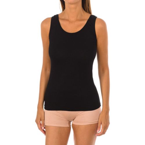 Kisses&Love 701-NEGRO women's Vest top in - Kisses&Love - Modalova