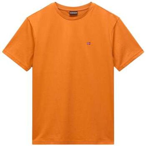 Salis Sum T-Shirt Pumpkin men's in - Napapijri - Modalova