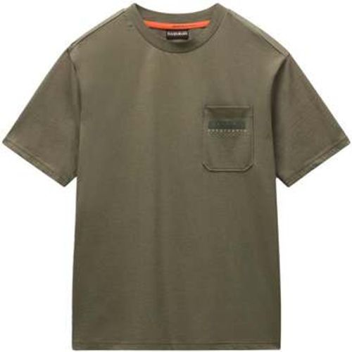 Fanes Pocket T-Shirt Tea Leaf men's T shirt in - Napapijri - Modalova