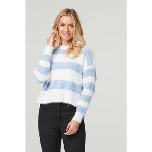 Striped Side Split Knit Pullover women's Sweater in - Izabel London - Modalova