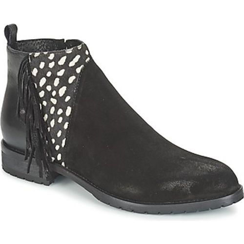 VELOURS NERO PLUME NERO women's Mid Boots in - Meline - Modalova