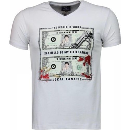 T-Shirt Scarface Dollar - Local Fanatic - Modalova