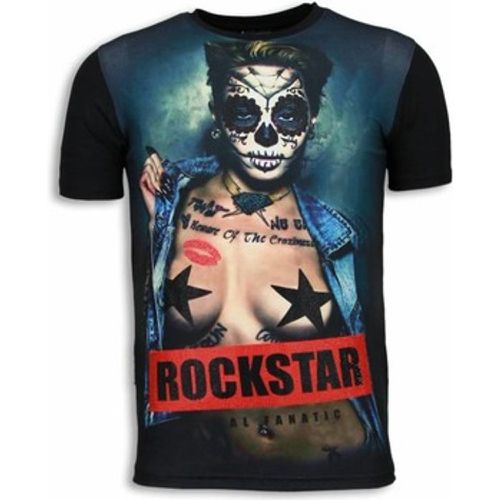 T-Shirt Rockstar Strass - Local Fanatic - Modalova