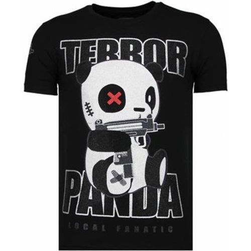 T-Shirt Terror Panda Strass - Local Fanatic - Modalova