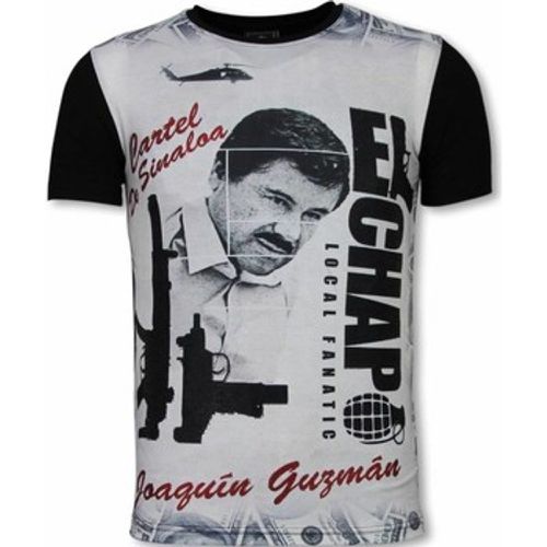 T-Shirt El Chapo Digital Strass - Local Fanatic - Modalova
