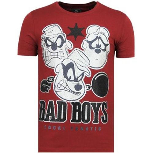 T-Shirt Rhinestones Beagle Boys Shirt Mit - Local Fanatic - Modalova