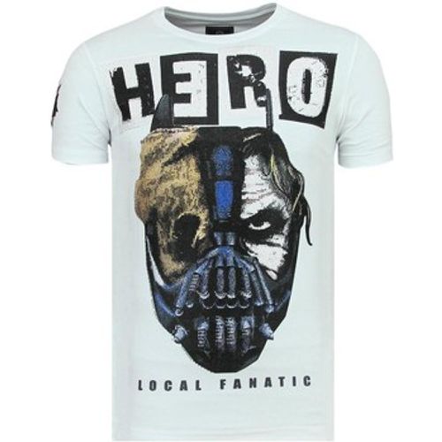 T-Shirt Hero Mask Rhinestones W - Local Fanatic - Modalova