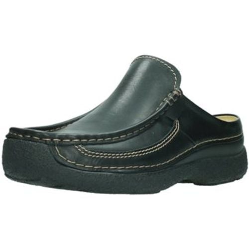 Sandalen Offene Roll-Slide Men Black Oiled le - Wolky - Modalova