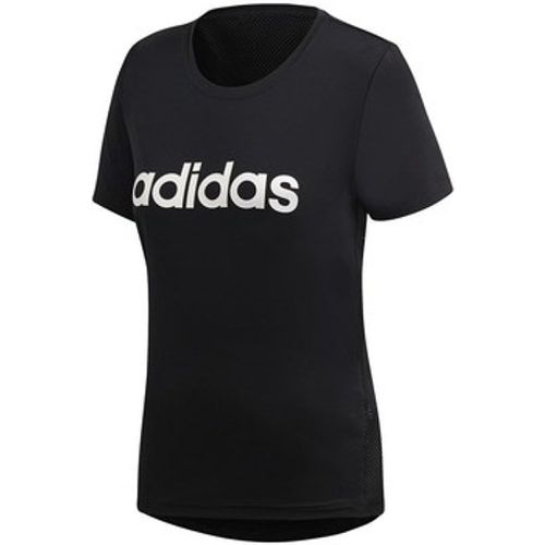 Adidas T-Shirt D2M Logo Tee - Adidas - Modalova