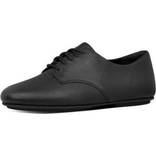 Damenschuhe ADEOLA LEATHER LACE UP DERBYS ALL BLACK CO AW01 - FitFlop - Modalova