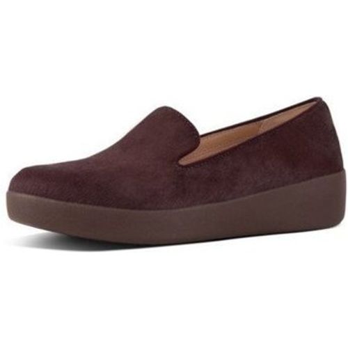 Damenschuhe AUDREY FAUX PONY SMOKING SLIPPERS BERRY - FitFlop - Modalova