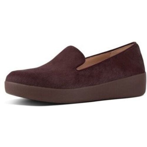 Damenschuhe AUDREY FAUX PONY SMOKING SLIPPERS BERRY - FitFlop - Modalova