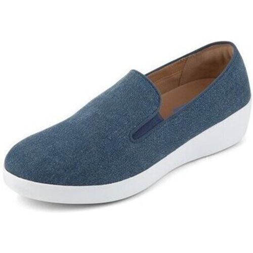 Damenschuhe SUPERSKATE TM LOAFERS SHIMMER DENIM BLUE - FitFlop - Modalova