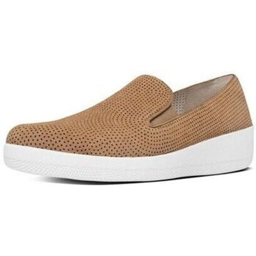 Damenschuhe SUPERSKATE TM PERF SOFT BROWN SUEDE - FitFlop - Modalova