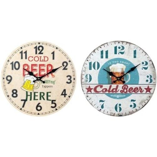 Uhren Bier Wanduhr Set 2U - Signes Grimalt - Modalova