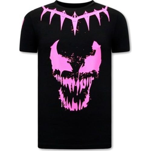 T-Shirt Totenkopf Shirt Venom Face Neon - Local Fanatic - Modalova