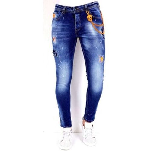 Slim Fit Jeans Jeans Slim Destroyed - Local Fanatic - Modalova