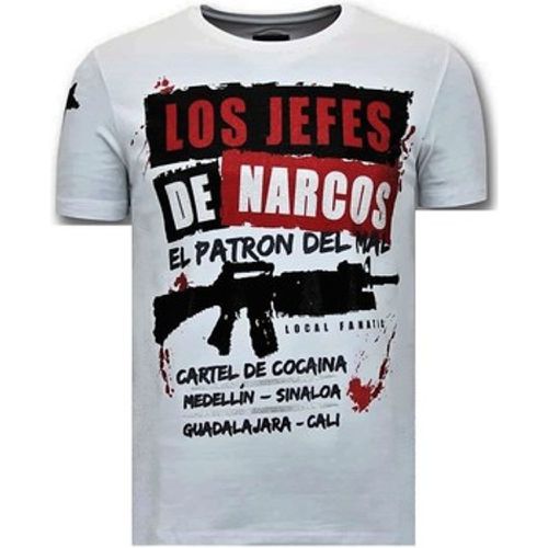 T-Shirt Los Jefes Die Narcos White - Lf - Modalova