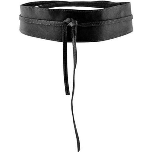 Gürtel 17028428 LEATHER WAIST BELT-BLACK - Pieces - Modalova